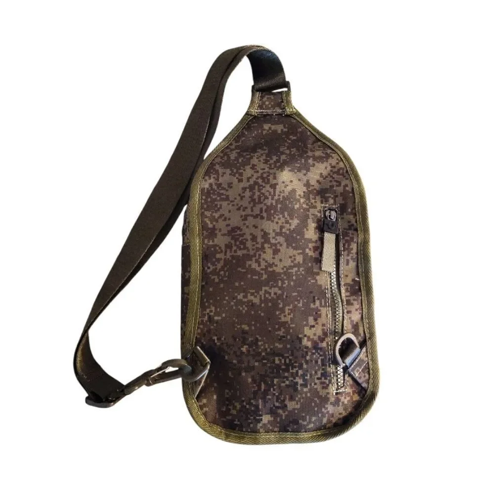 True Religion Yeta Green Camo Skater Crossbody Sling Bag NWOT‎